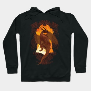 Fire Dragon Border Hoodie